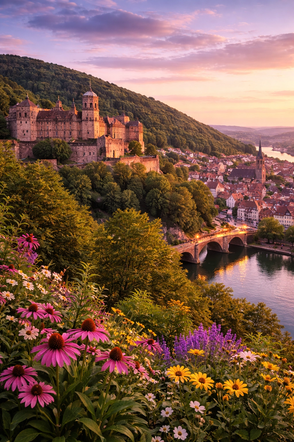 Heidelberger Schloss und Altstadt – Wahrzeichen der Wissenschaftsstadt am Neckar