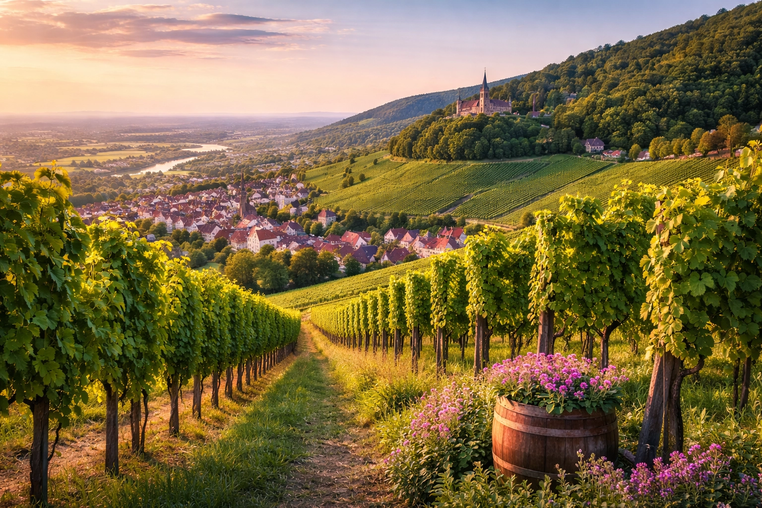 Weinberge an der Bergstraße – Deutschlands nördlichstes Weinbaugebiet