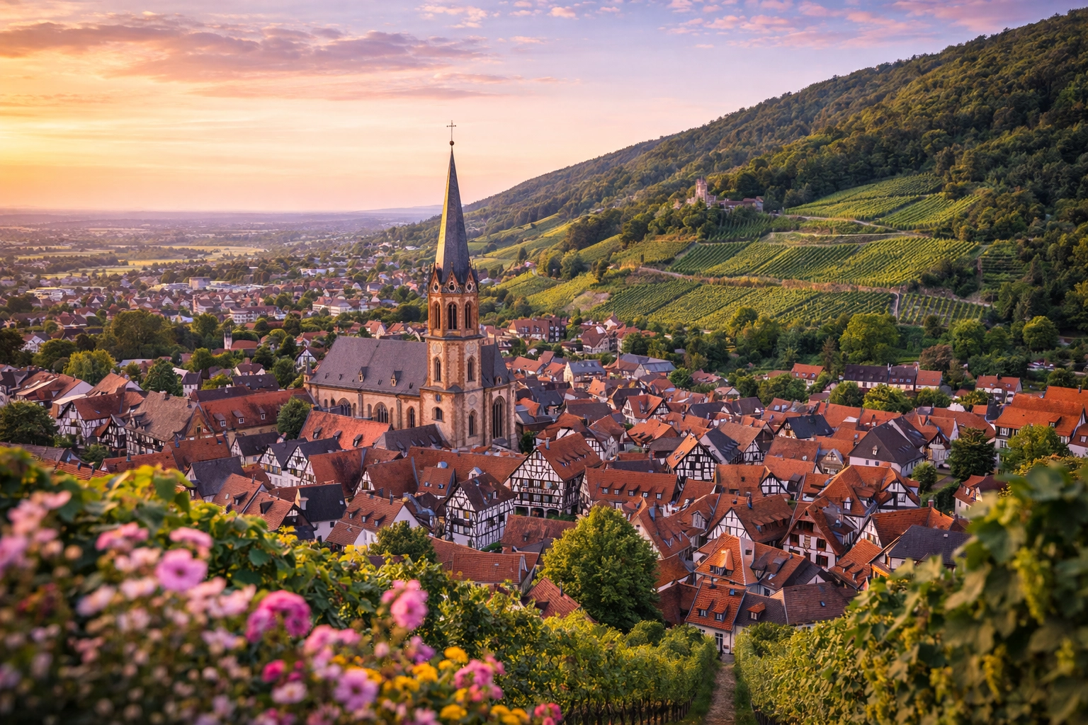 Bensheim – Wirtschaftsstadt und Weinort an der Bergstraße in Südhessen