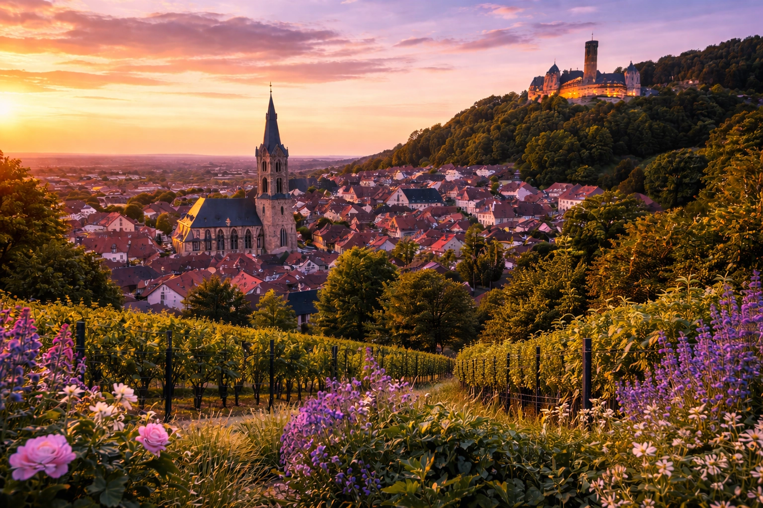 Heppenheim – Kreisstadt an der Bergstraße mit historischer Altstadt und Starkenburg