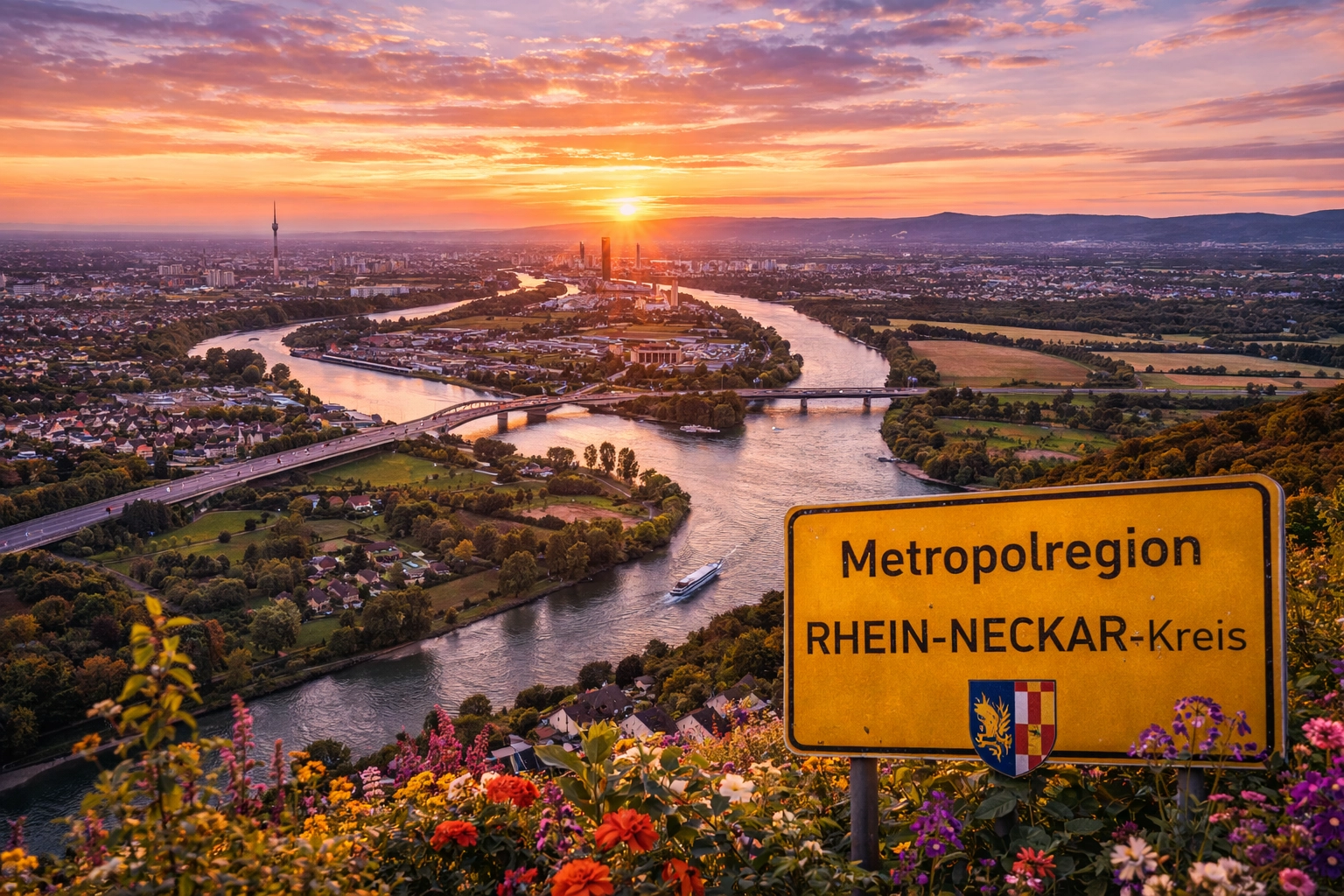 Metropolregion Rhein-Neckar – Mannheim, Heidelberg, Ludwigshafen und Darmstadt im Herzen Südwestdeutschlands